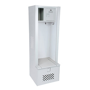 Bradley Lenox Heavy-Duty Solid Plastic Lockers - Secure Storage for Schools, Gyms & Offices | Durable & Waterproof Lockers for Personal Belongings