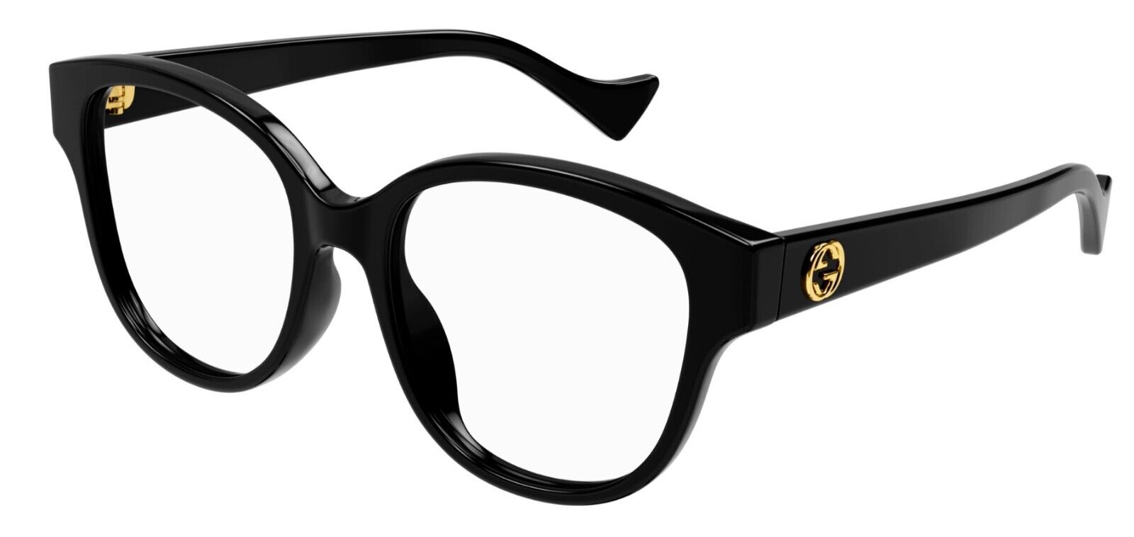 Gucci GG1260OA 001 Black Soft Square Women's Eyeglasses - Stylish Designer Glasses for Women, UV Protection, Lightweight Frame - Perfect for Work, Reading & Fashion Accessories