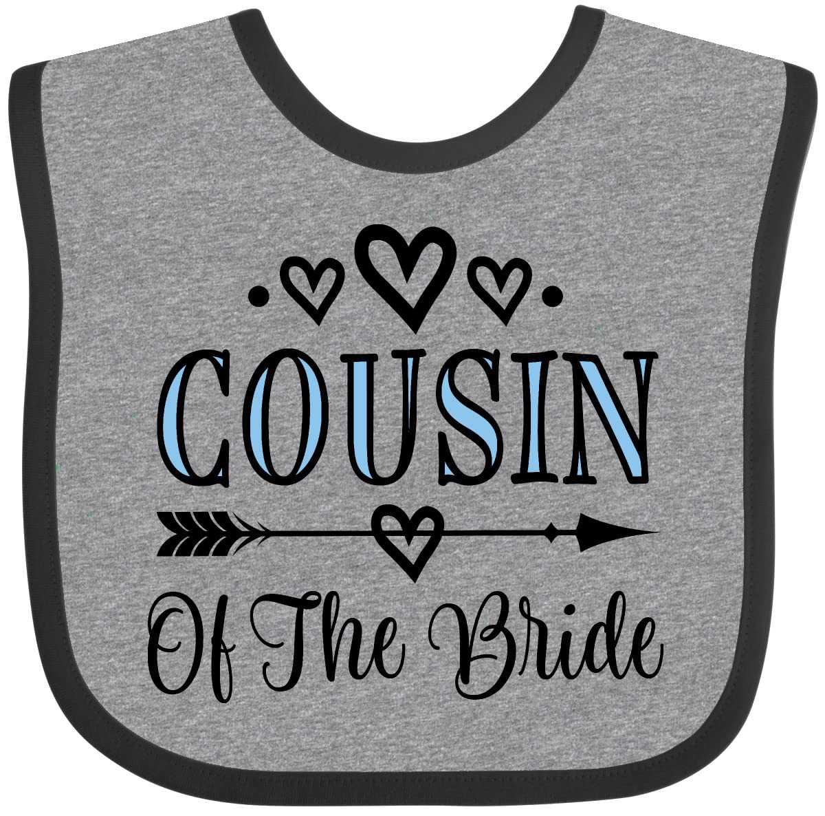 Inktastic Cousin of the Bride Baby Bib - Perfect Wedding Gift