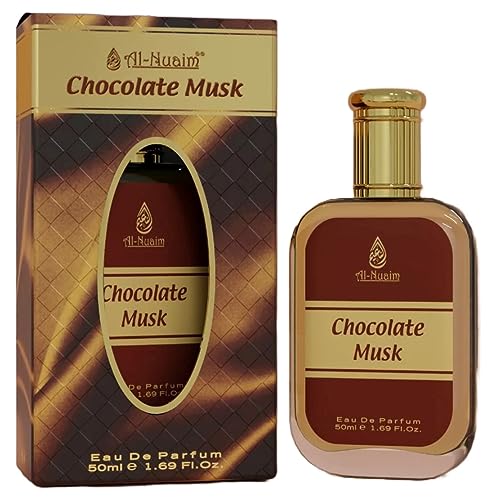 AL-NUAIM Chocolate Musk Perfume for Women & Men - 50ml Eau de Parfum - Long Lasting Fragrance for Date Night, Work & Special Occasions