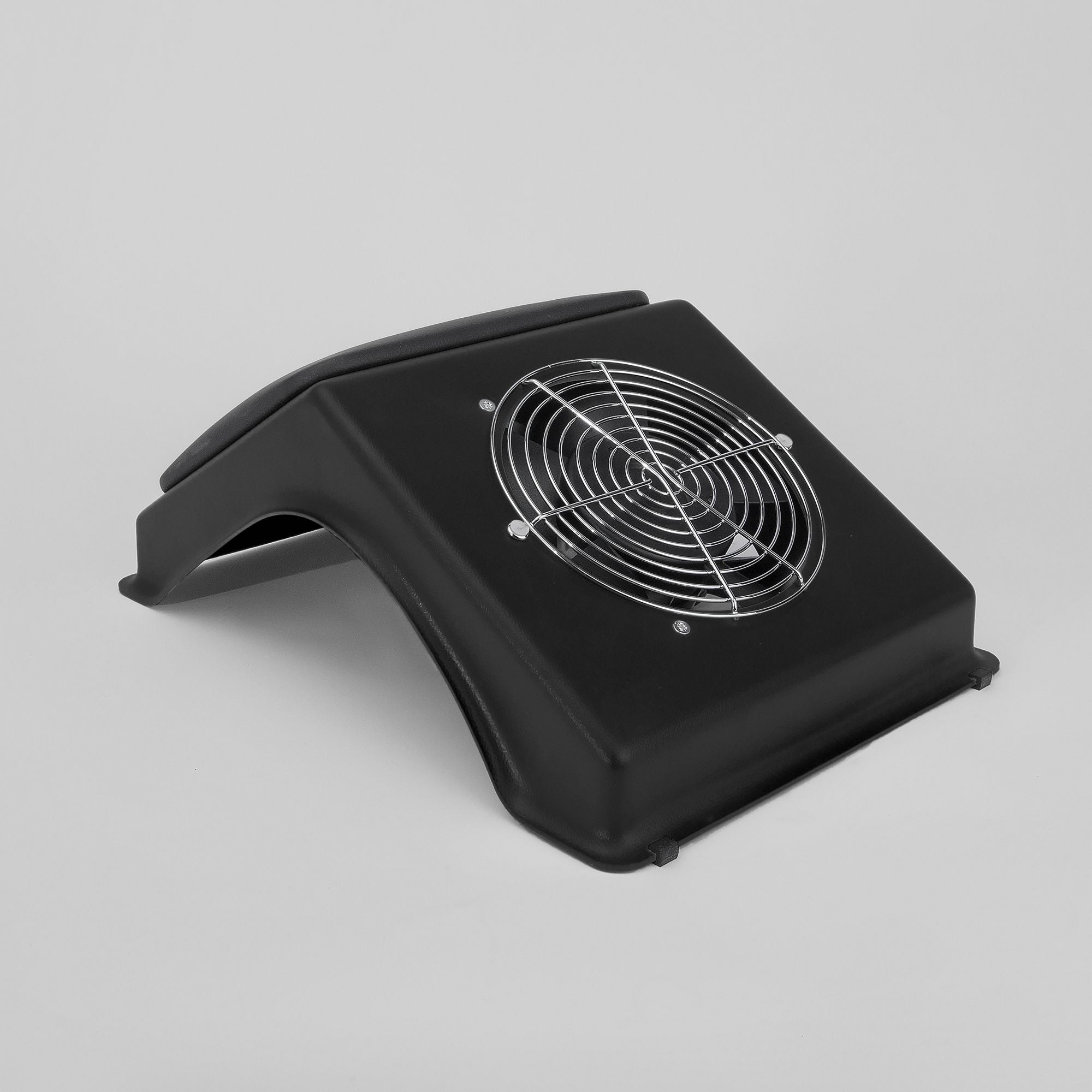 ULKA Soft Black Nail Dust Collector - Professional Nail Salon Dust Extractor for Manicure & Pedicure - Perfect for Home & Salon Use