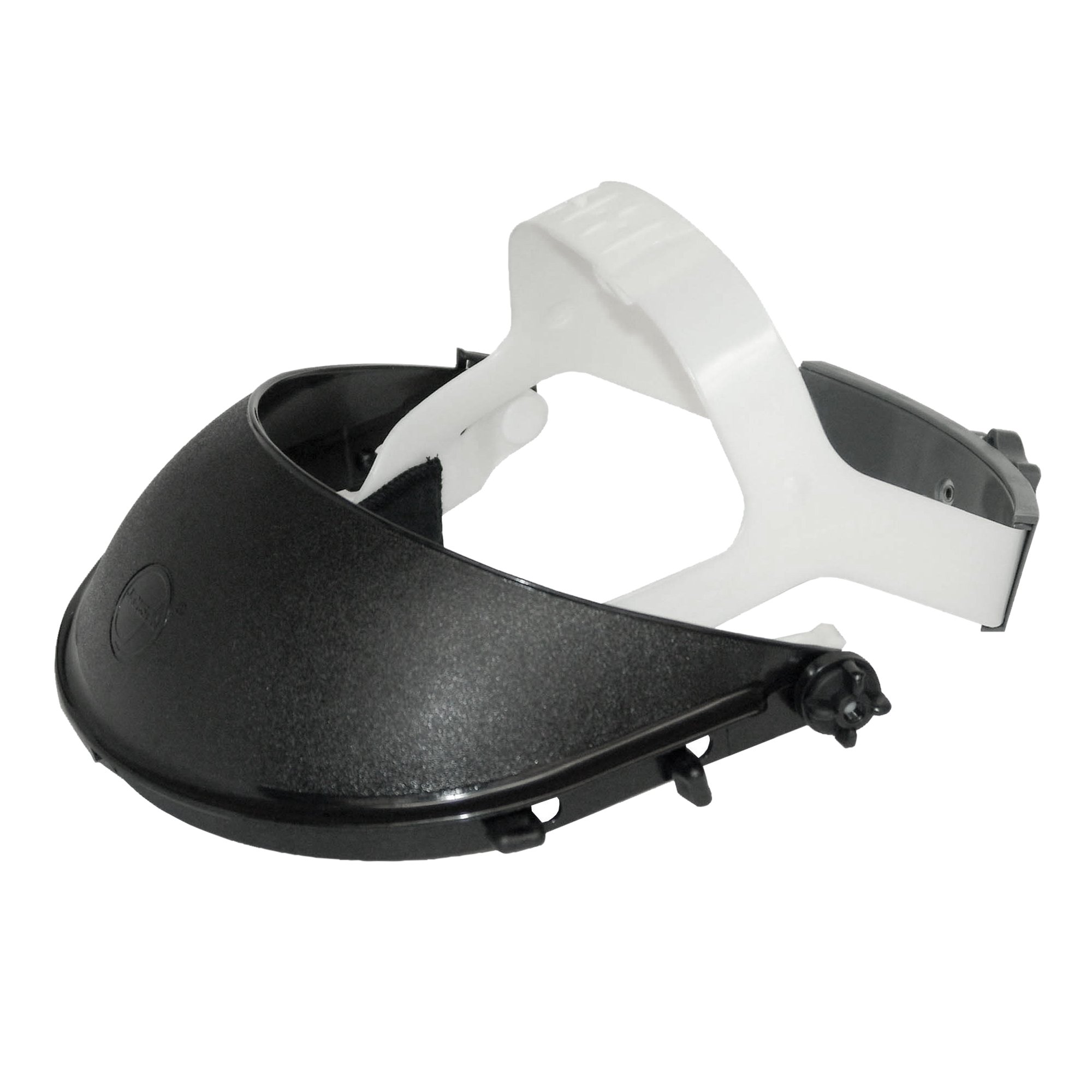 Jackson Safety Headgear with Ratchet Suspension & Sweatband - Universal Fit for All Jackson Safety Face Shields - Durable Black Plastic (12-Pack) - Ideal for Construction, Welding & Industrial Safety Protection