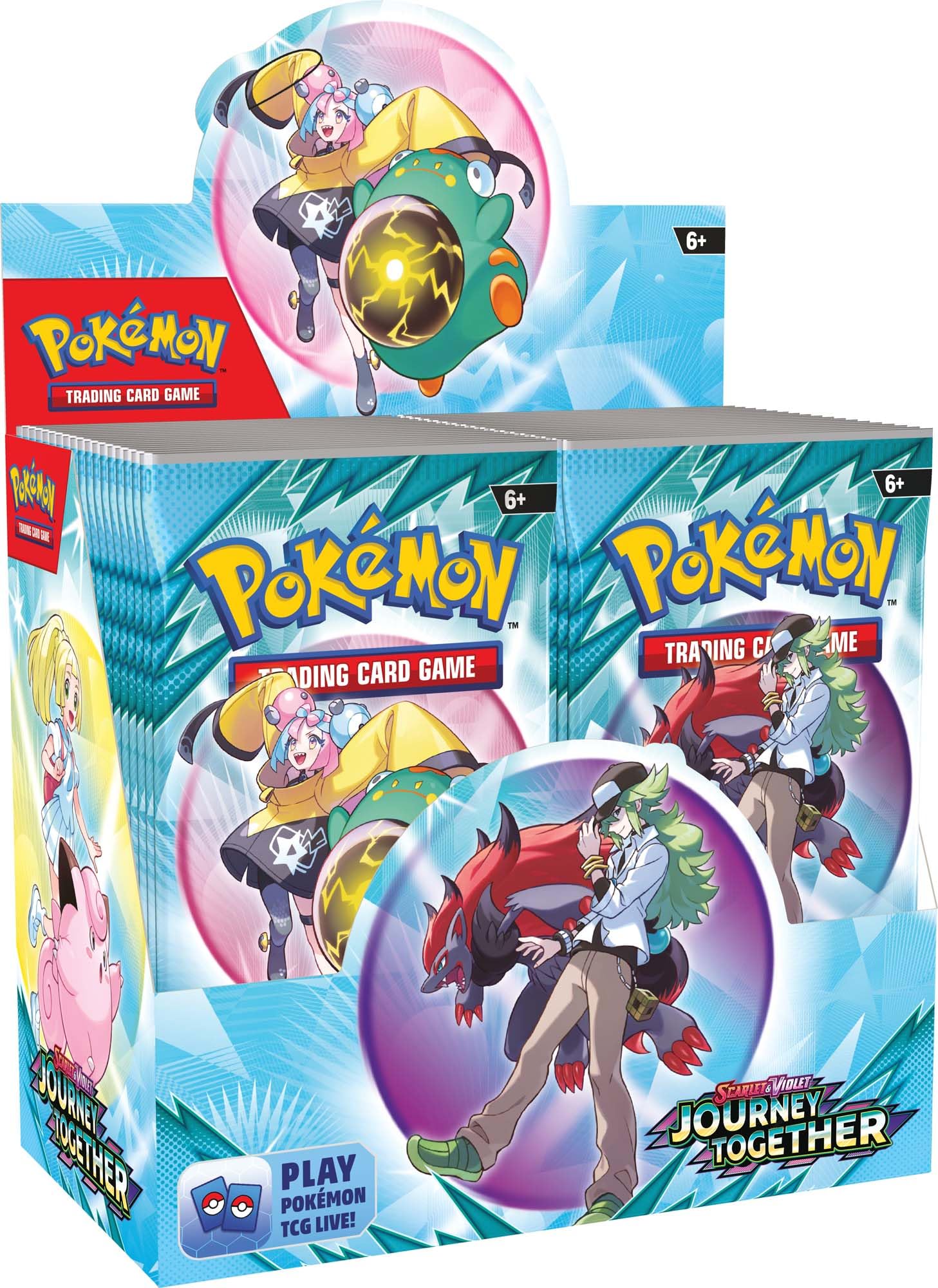 Pokemon TCG: Scarlet & Violet—Journey Together Enhanced Booster Display Box (36 Packs) | Official Pokemon Trading Card Game Expansion | Perfect for Collectors, Tournaments & Gift Giving