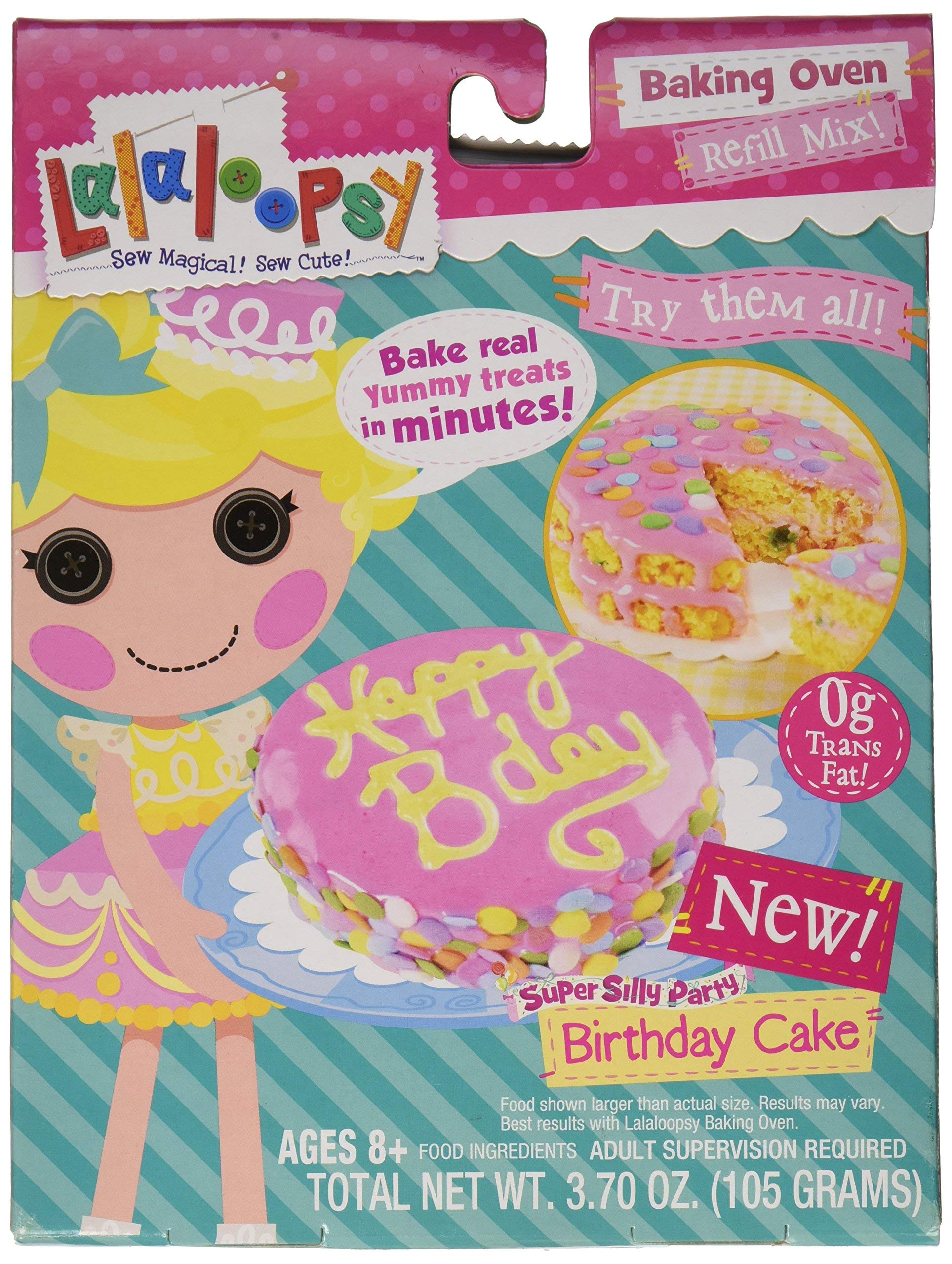 Lalaloopsy Baking Oven Toy Set - Mix & Bake Confetti Cake with Hot Pink Frosting | Pretend Play Kitchen Accessory for Kids | Perfect for Birthday Parties & Role Play Games