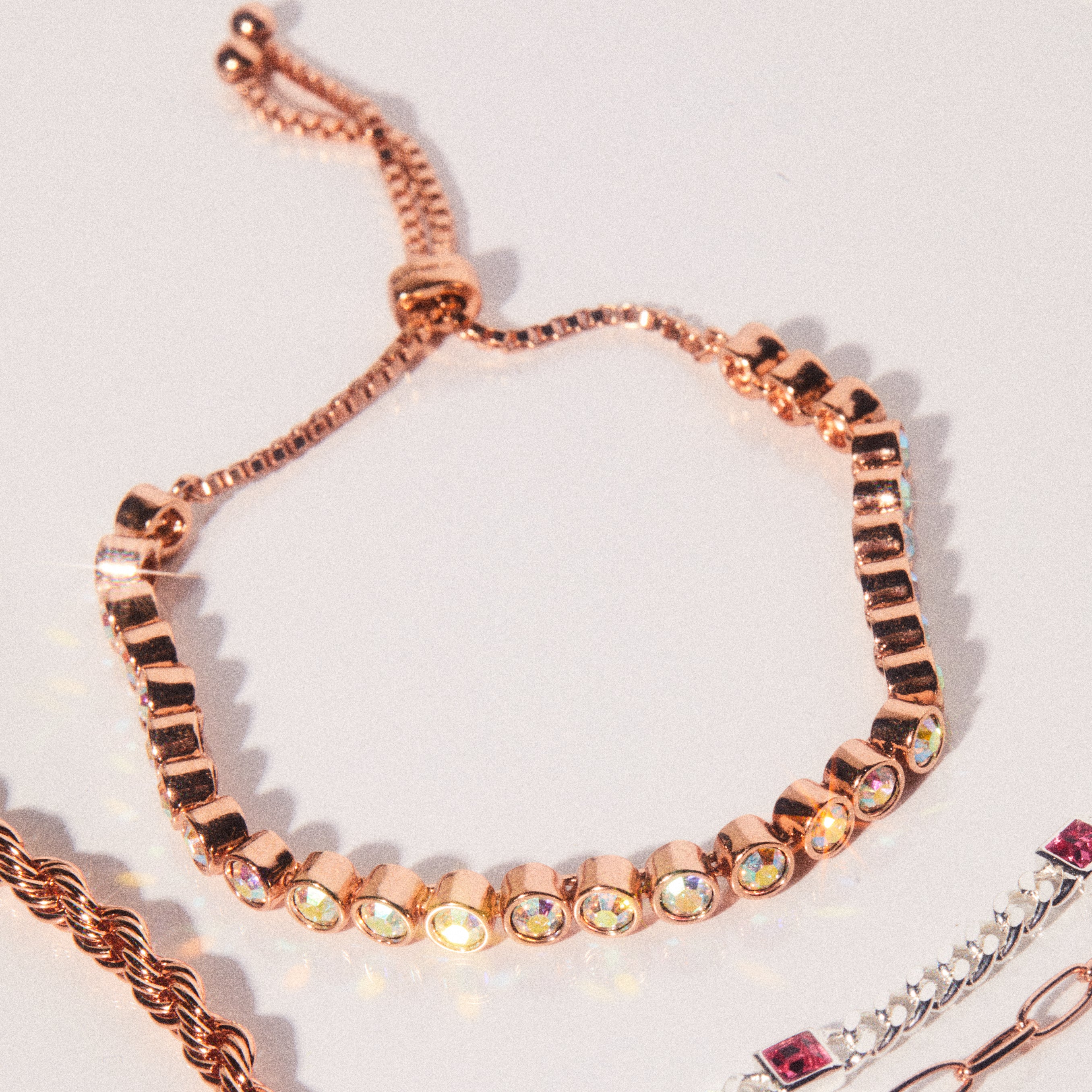 Elegant Bolo Tennis Bracelet with Sparkling Crystals - Perfect for Weddings, Parties & Everyday Glamour