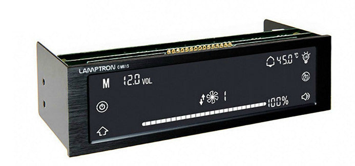 Lamptron CM615 6-Channel Fan Controller with Network Remote Control - Perfect for PC Cooling, Gaming Rigs & Home Server Management