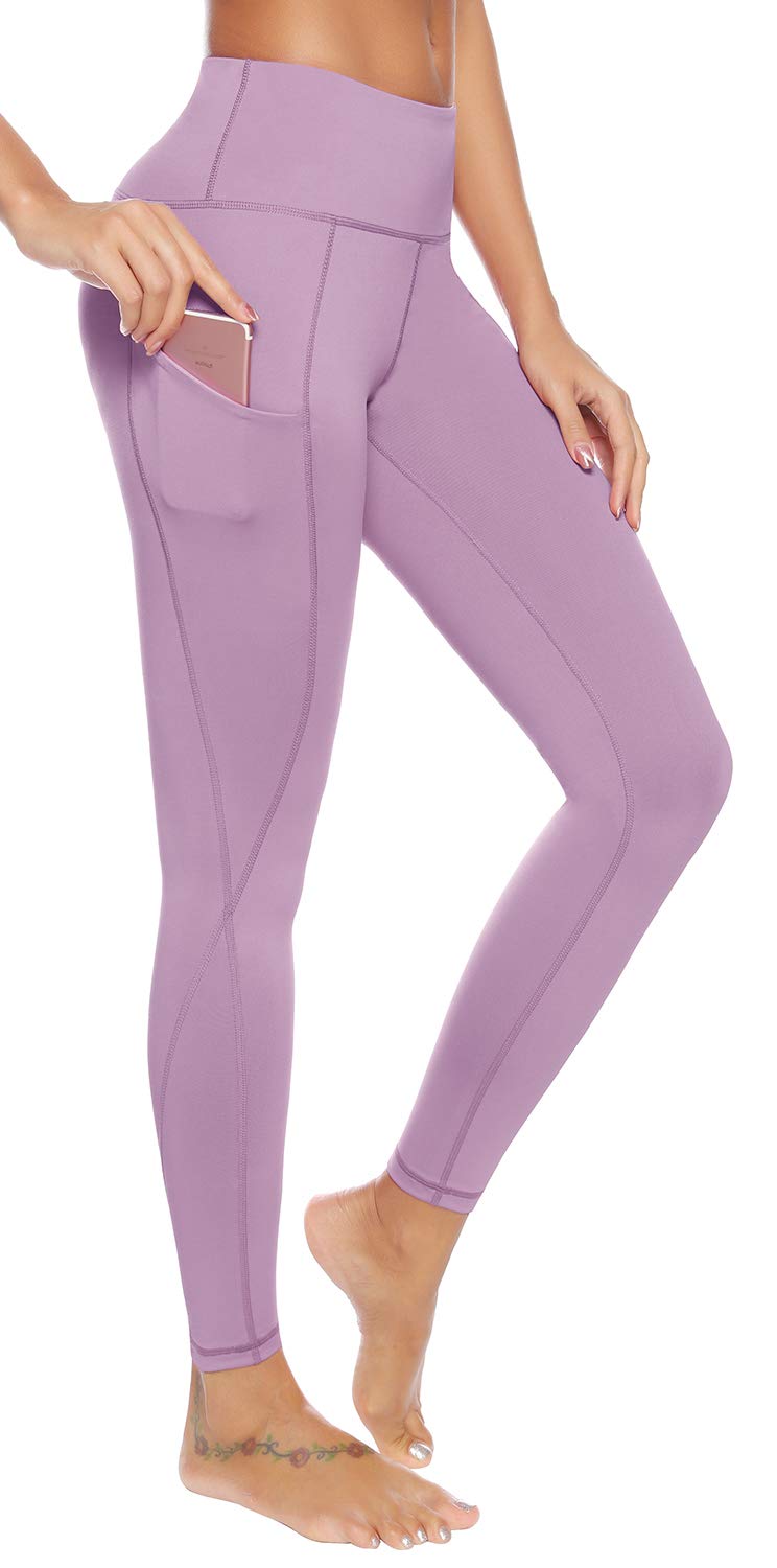 High Waisted Leggings for Women with Pockets - Stretchy Yoga Pants for Workout & Running - Buttery Soft Comfort - Perfect for Gym, Yoga, and Everyday Wear