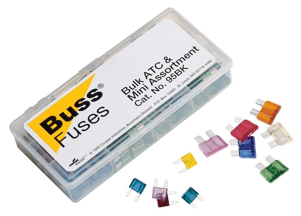 Bussmann NO.95BK 95 Amp ATC/ATR Automotive Fuse Assortment Kit - Car & Truck Electrical Protection - Perfect for Vehicle Maintenance, DIY Repairs & Emergency Roadside Use