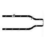 TE Connectivity Raychem 208A075-3-0 Heat Shrink Tubing 3:1 Ratio, 0.75