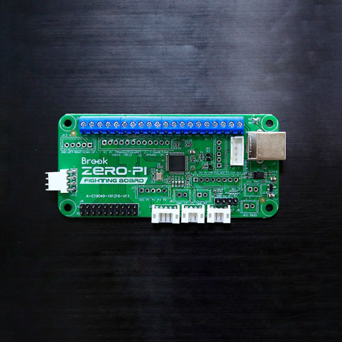 Brook Zero Pi Fighting Board - Easy to Use Arcade Controller for Retro Gaming Enthusiasts | Perfect for Home Arcades, Gaming Tournaments & DIY Projects