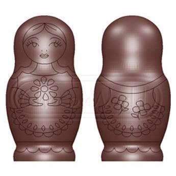 Russian Doll Chocolate Mold Set - Premium Silicone Baking Molds for DIY Chocolate, Candy, Soap Making - Perfect for Holidays, Birthday Parties & Gift Giving