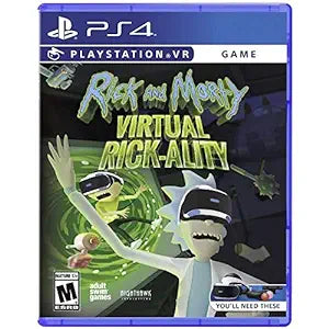 Rick and Morty Virtual Rick-ality Game for PlayStation 4 - Immersive VR Adventure for Fans of Adult Animated Sci-Fi Comedy