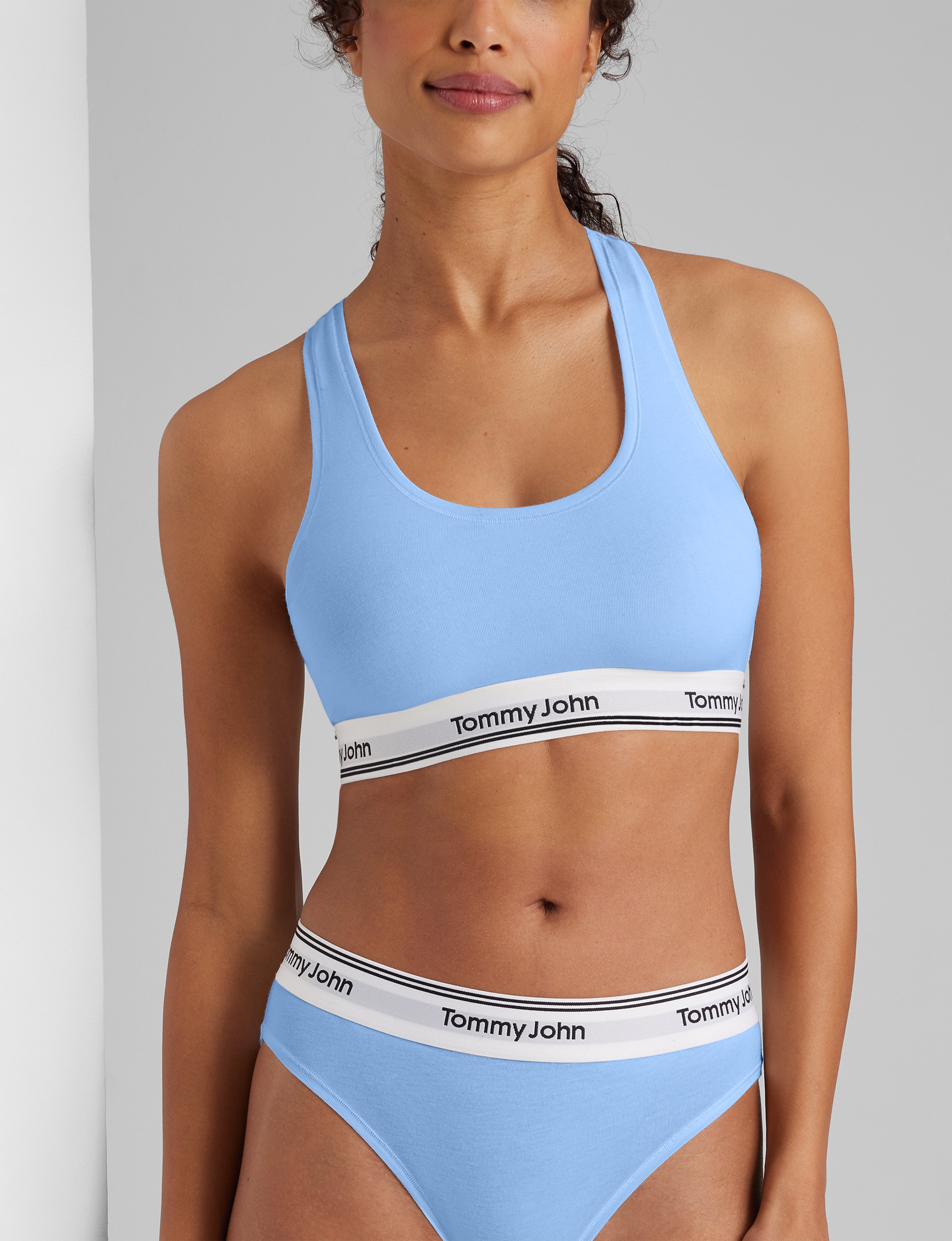 Signature Cotton Scoop Bralette - Soft Wireless Comfort Bra for Women - Perfect for Yoga, Lounge & Everyday Wear