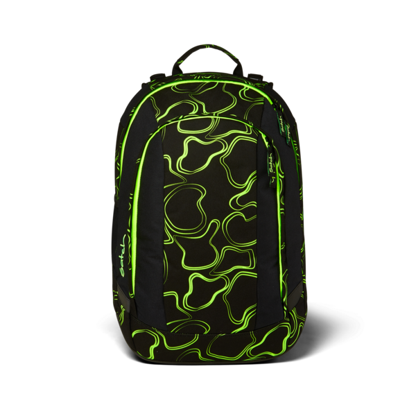 Satch Air Green Supreme - Premium Lightweight Backpack for Travel, Work & School - Durable Water-Resistant Laptop Bag with USB Charging Port - Perfect for Commuting, Hiking & Daily Use