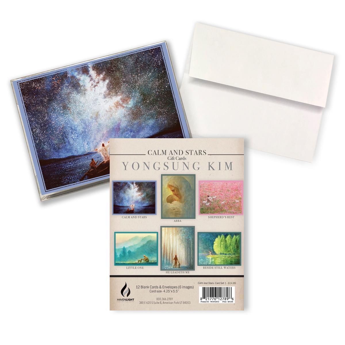 Calm and Stars Gift Card Set 1 - Perfect Birthday, Anniversary & Holiday Present - Thoughtful Gift for Friends, Family & Loved Ones