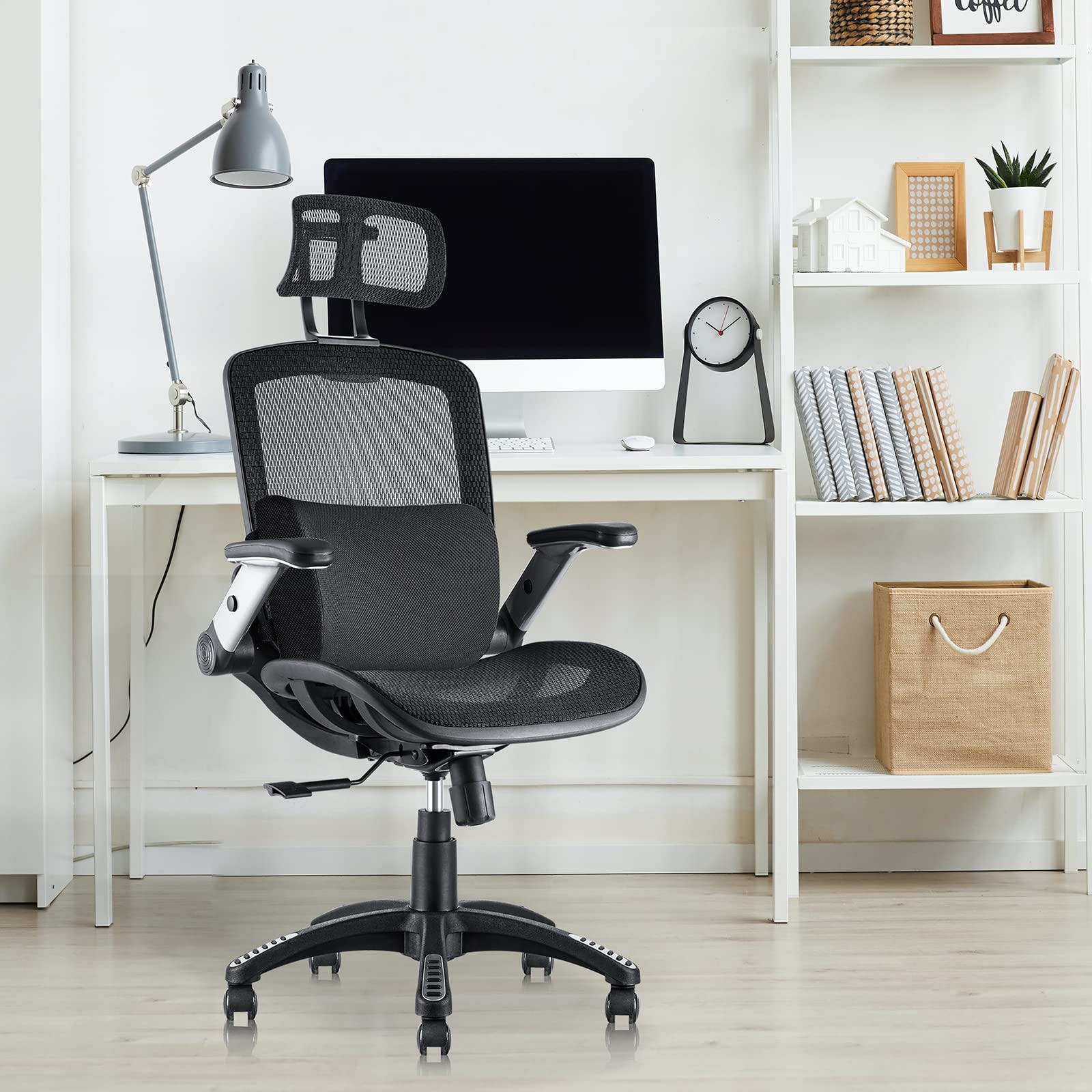 GABRYLLY Ergonomic Office Chair with Lumbar Support for Home & Office