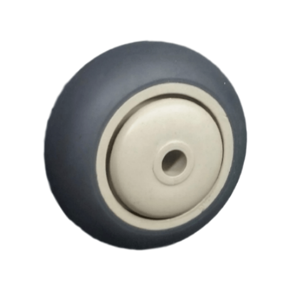 3-Pack Thermo Pro Wheel 1 1/4 Inch - Gray/Beige - 210 lbs Capacity - Heavy Duty Replacement Wheels for Carts, Furniture, and Equipment