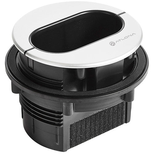 Atlona® AT PKT 3H Architectural Cable Access Enclosure - 3 Cable Capacity for Home Theater & Office AV Installations - Durable Wall-Mounted Solution for HDMI, Ethernet & Power Cables