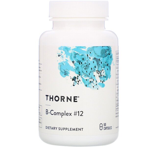 Tho B Complex 12 with 12 Essential B Vitamins - 60 Vegan Capsules - Supports Energy, Metabolism & Nervous System - Perfect for Daily Wellness & Active Lifestyles