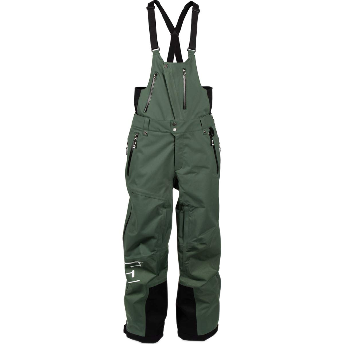 509 Stoke Bib Shell - Waterproof Snowboard Bib Pants for Men & Women (Fresh Green, Medium) - Ideal for Skiing, Snowboarding & Winter Outdoor Activities
