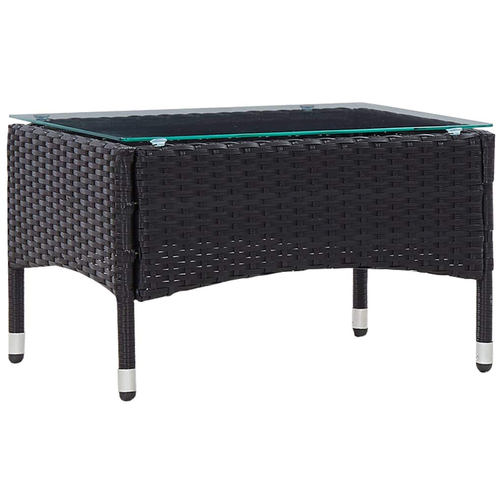 Modern Rattan Coffee Table - 23.6