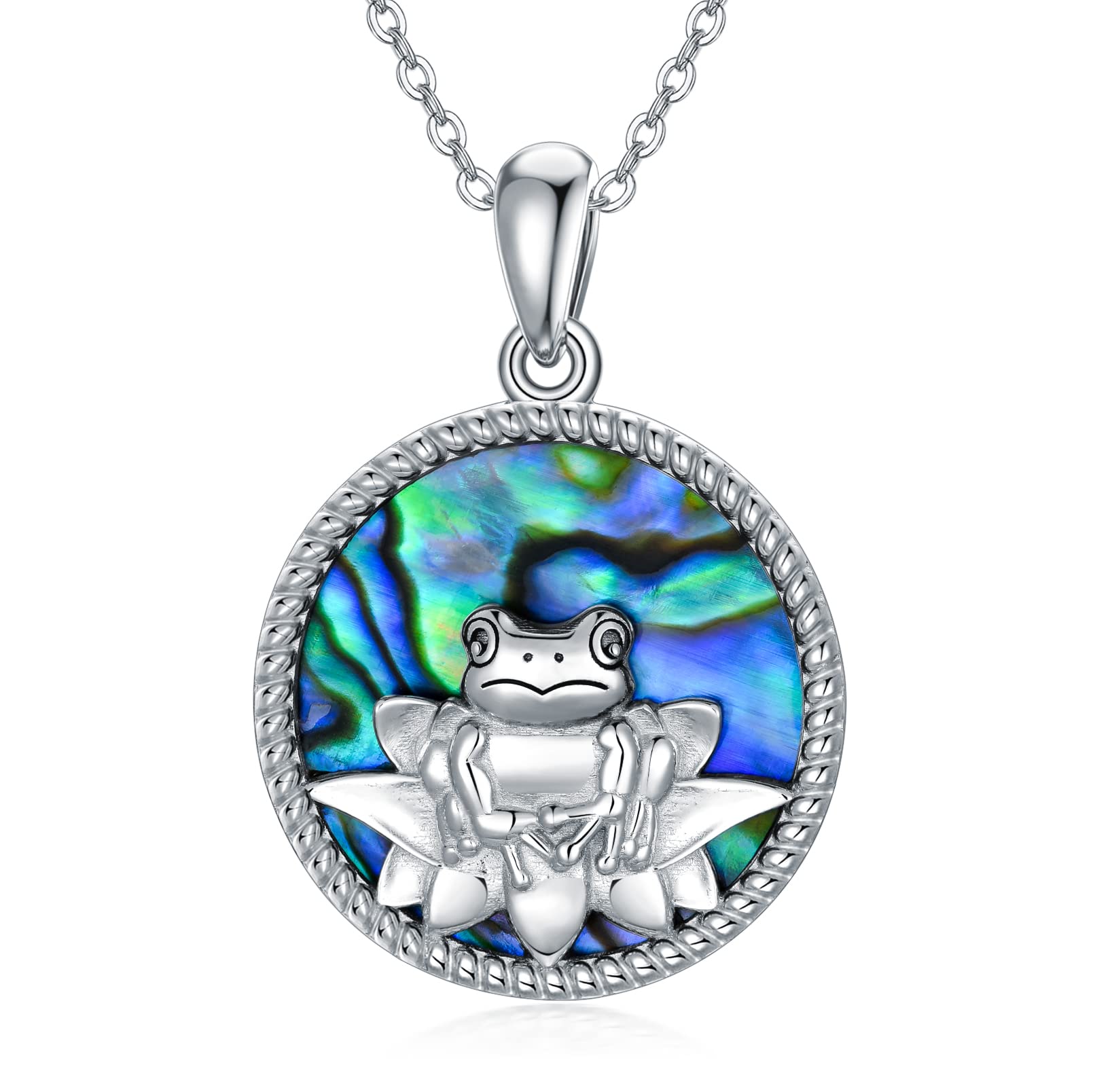 925 Sterling Silver Animal Pendant Necklace - Owl, Highland Cow, Squirrel, Fox, Otter, Bunny & Dog Charms | Unique Jewelry Gift for Women & Men | Perfect for Birthday, Christmas & Everyday Wear
