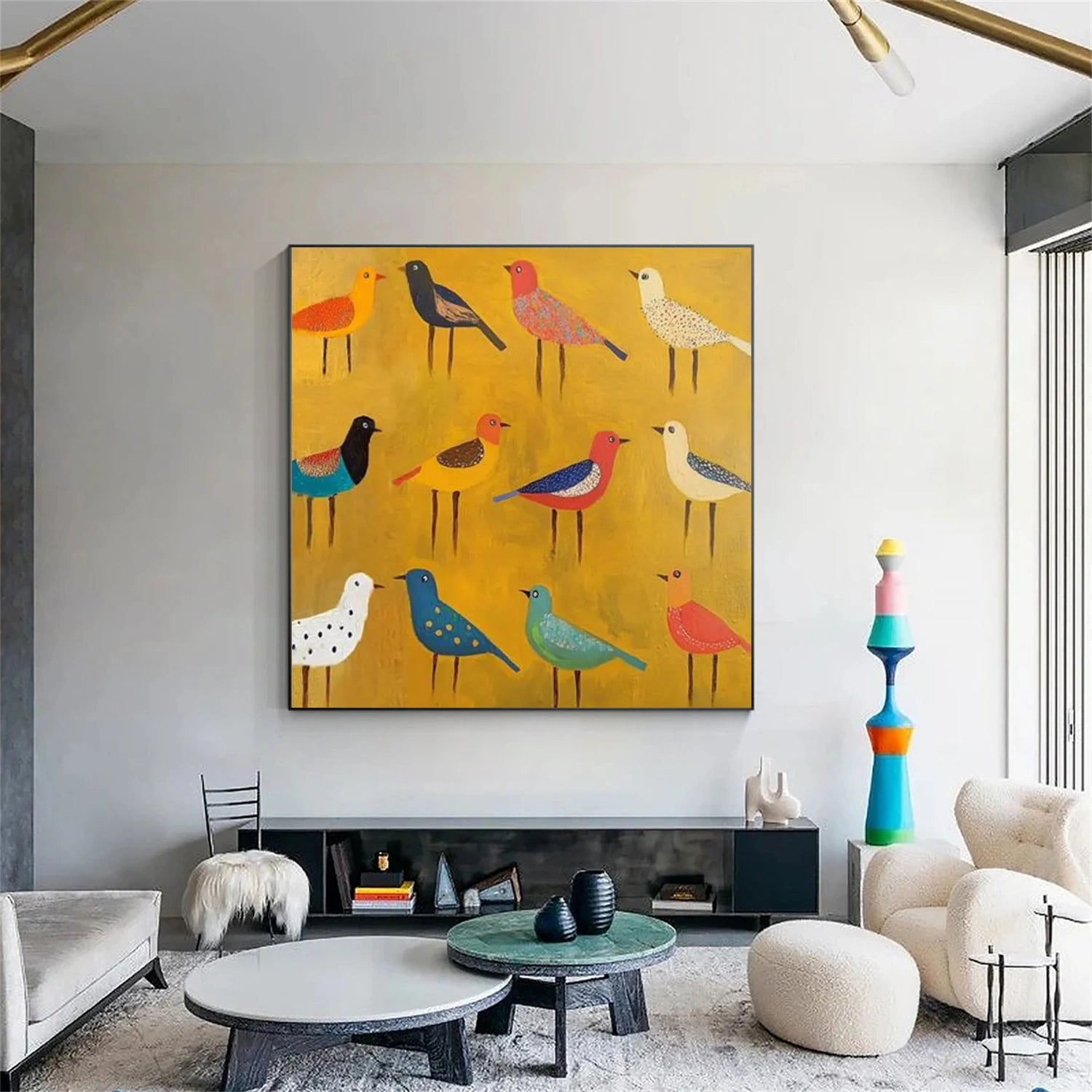 Animal Art Painting #AP116 - Handmade Wildlife Canvas Art for Home & Office Decor | Perfect for Living Room, Bedroom, or Gift