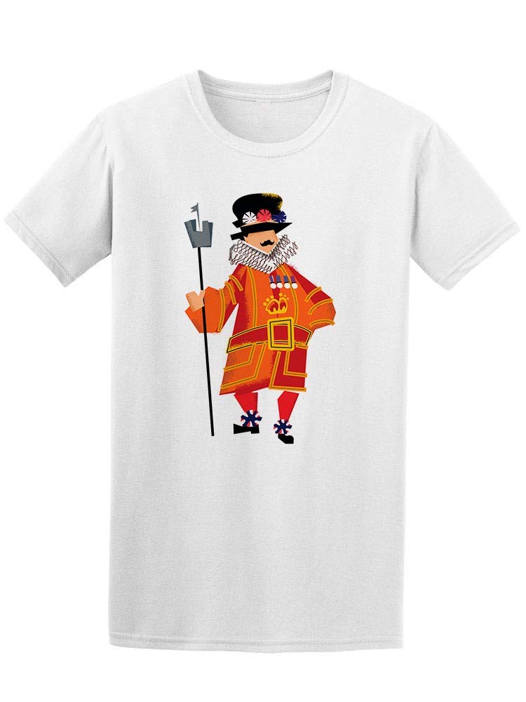 Vintage London Tower Guard Graphic T-Shirt for Men - Cool British Souvenir Tee - Perfect for Casual Wear, Travel & Gifts