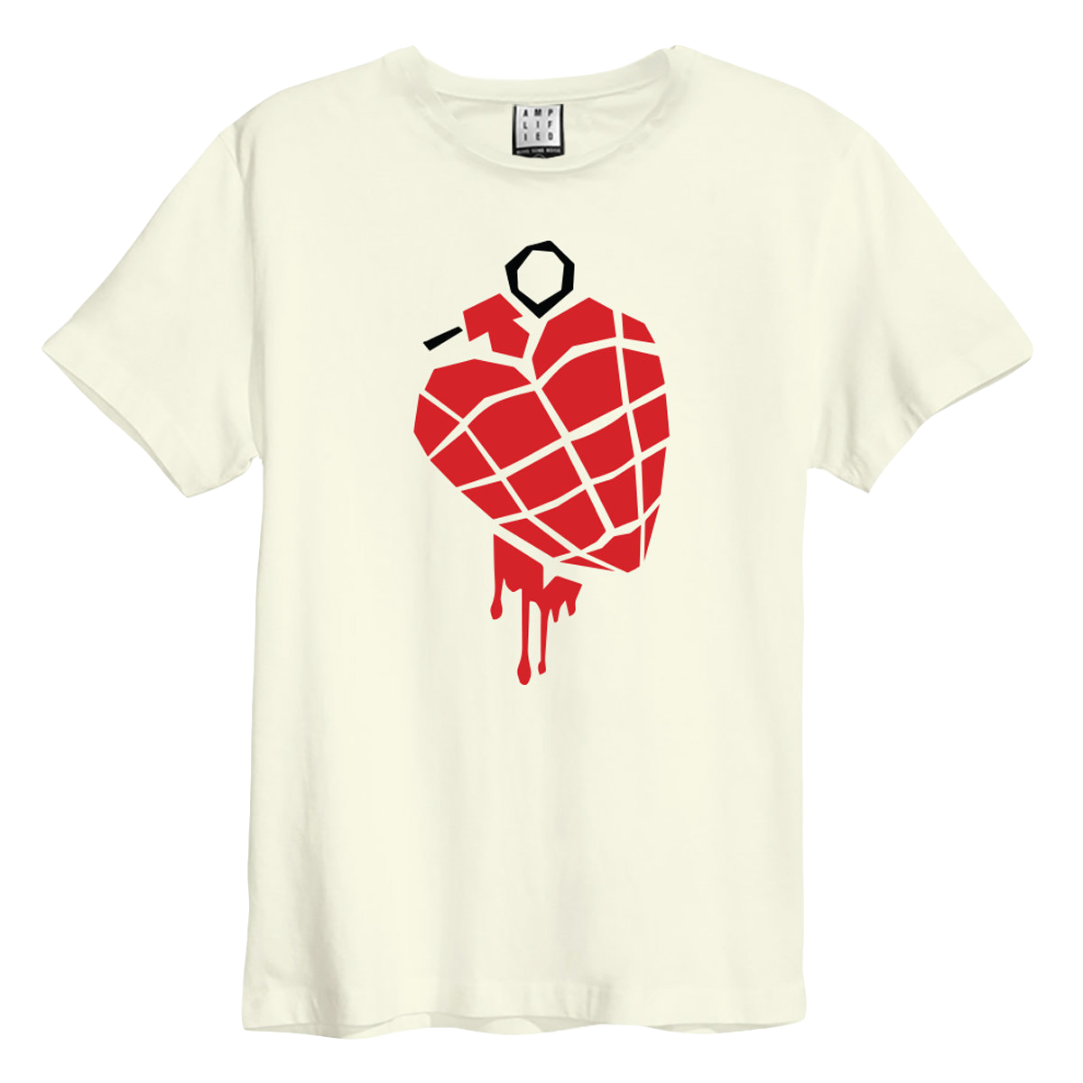American Idiot Heart Grenade Graphic T-Shirt | Punk Rock Band Tee for Men & Women | Perfect for Concerts, Festivals & Casual Wear