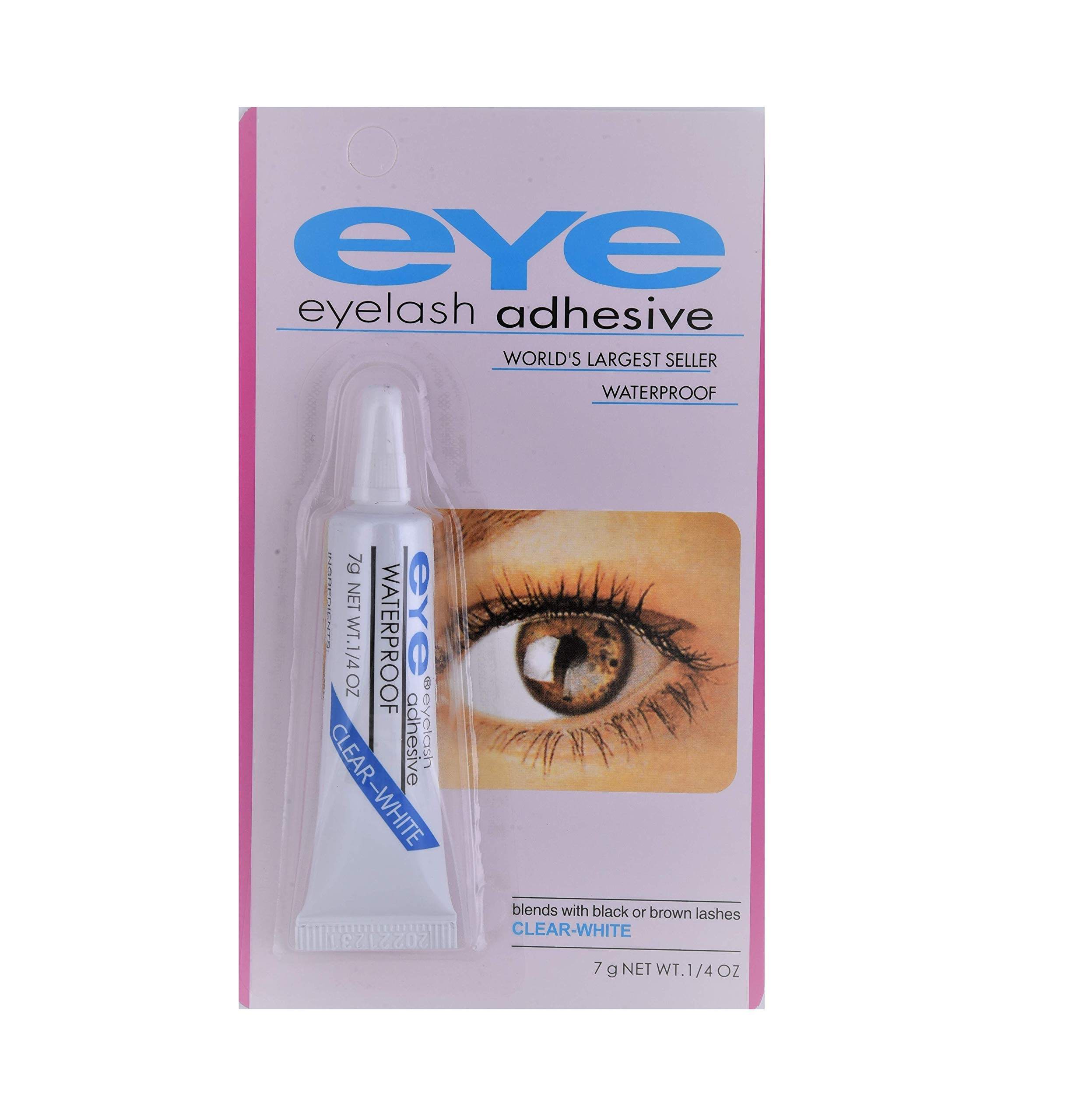 ClubBeauty Clear Tone Waterproof False Eyelash Glue - Long Lasting Adhesive for Eyelash Extensions & Makeup - Perfect for Daily Wear, Special Occasions & Professional Use