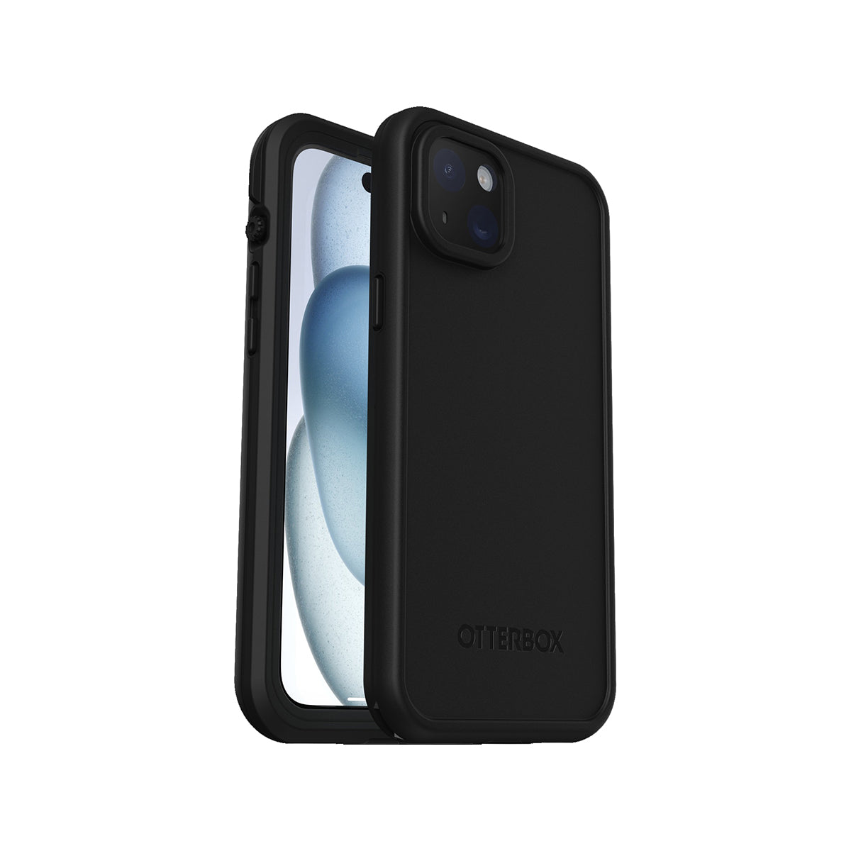 OtterBox Fre MagSafe Protective Phone Case for iPhone 15 Plus - Black | Shockproof & Wireless Charging Compatible | Perfect for Outdoor Adventures & Daily Use