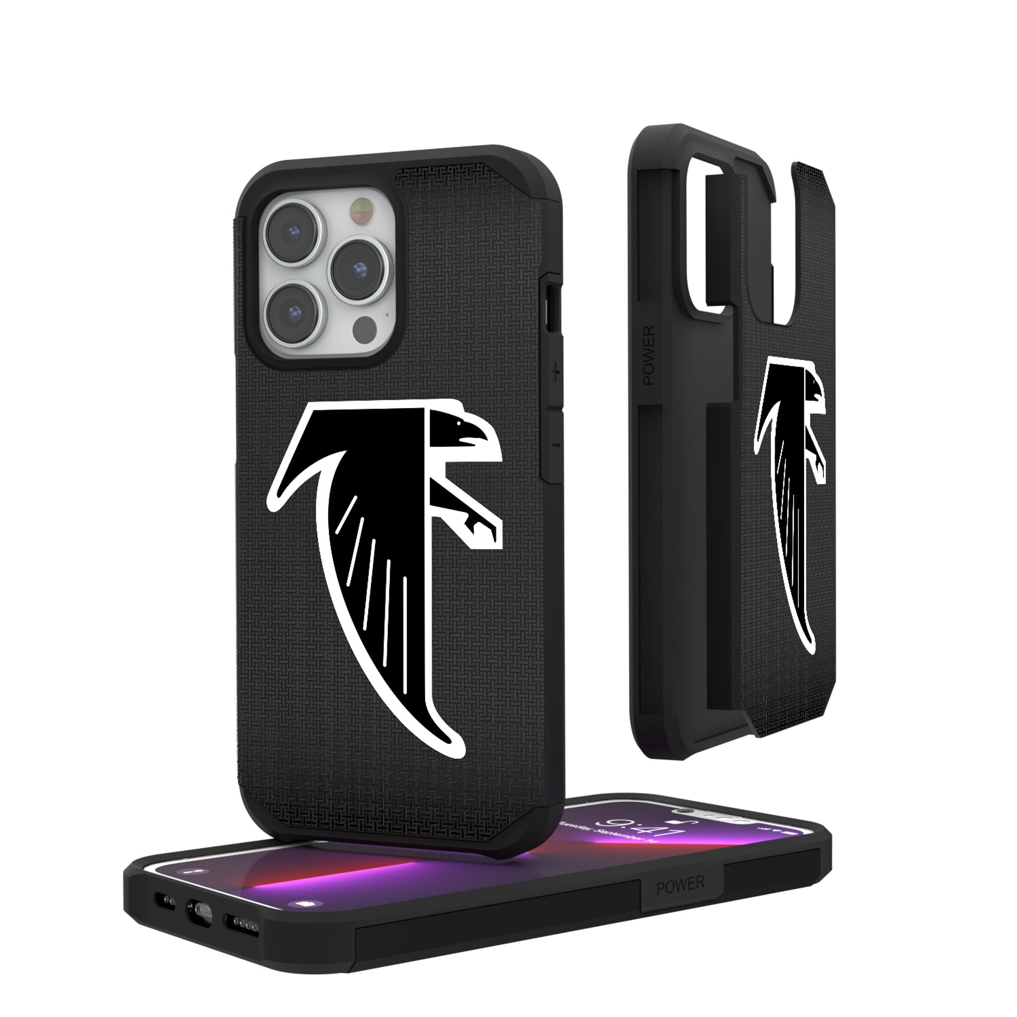 Atlanta Falcons Classic Linen Rugged Phone Case - Durable Protective Cover for iPhone & Samsung - Perfect for Football Fans & Game Day