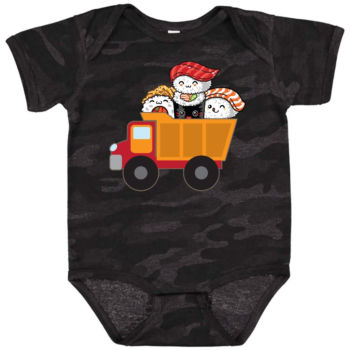 Inktastic Sushi Lover Food Truck Baby Bodysuit - Cute Japanese Sushi Outfit for Infants & Toddlers - Perfect for Birthday Parties, Photo Shoots & Casual Wear