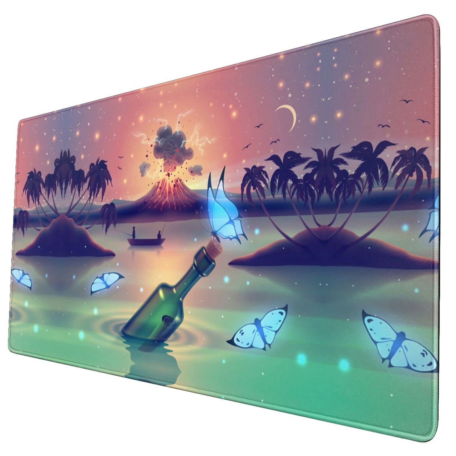 Fantasy Landscape Large Mouse Pad - Extended Gaming Mouse Mat with Nature Design for Computer & Keyboard | Perfect for Gaming, Office & Home Workspace