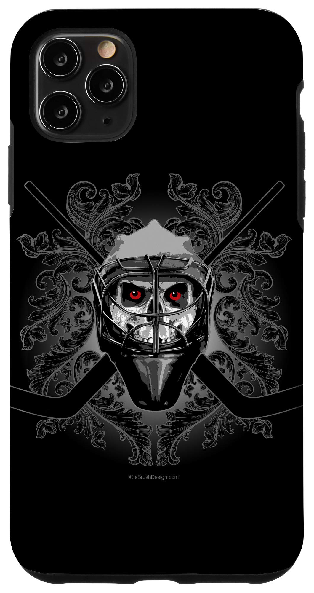 iPhone 11 Pro Max Hockey Goalie Case - Shockproof Protective Cover for Hockey Players | Perfect for Ice Hockey Games & Sports Enthusiasts