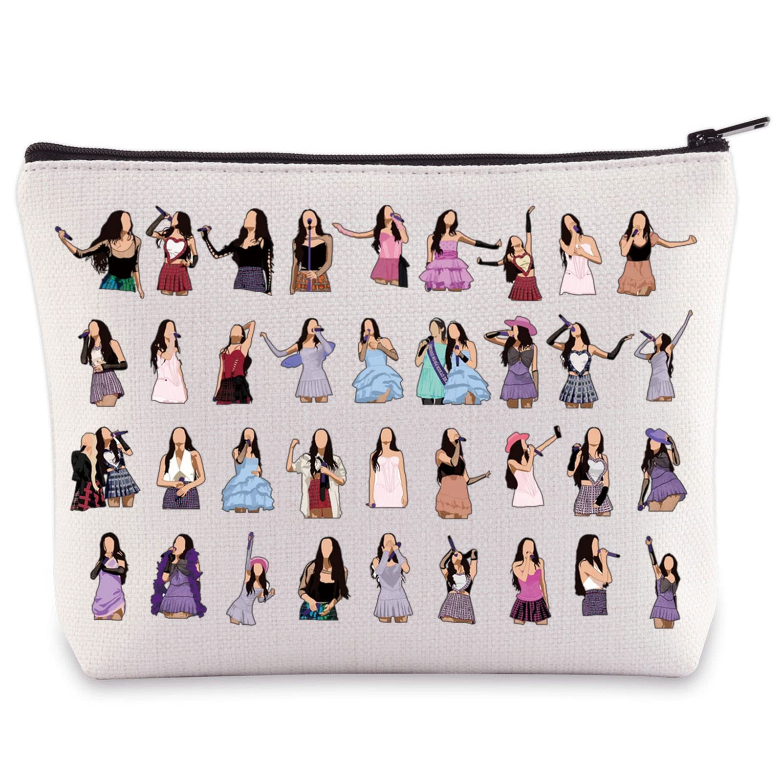 Olivia Rodrigo Music Tour Cosmetic Bag - Singer Merchandise Makeup Pouch for Concerts & Travel - Perfect Gift for Music Fans & Concert Goers - Durable Zipper Closure for Toiletries & Accessories
