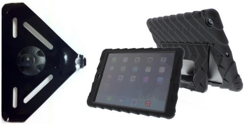 SlipGrip RAM 1 Inch Ball Mount for Apple iPad Air - Compatible with Gumdrop Drop Tech Hideaway Case - Secure Tablet Holder for Car, Boat, RV & Home Use