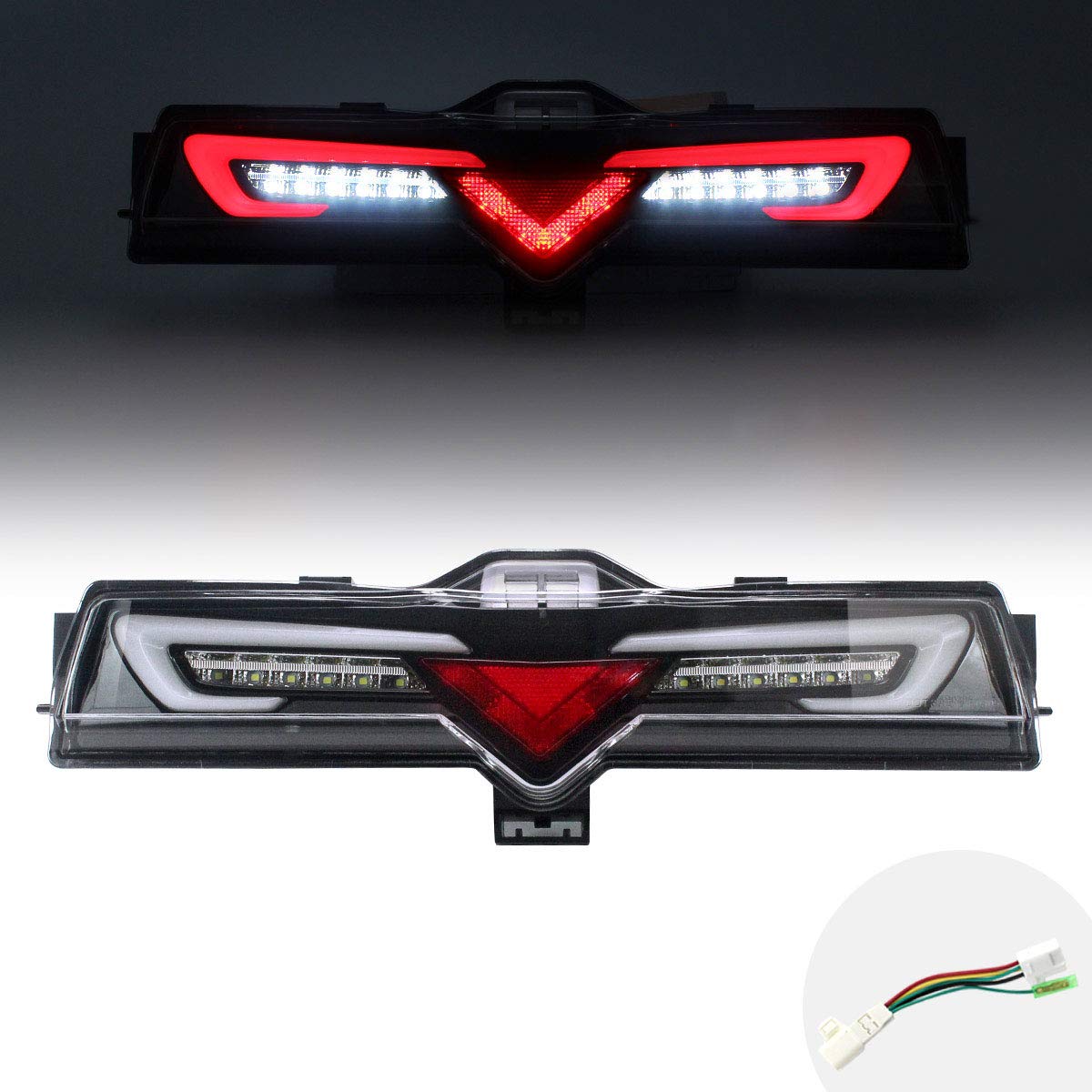 YUANZHENG Full LED Bumper Lights for Toyota GT86 (2012-2019) | Subaru BRZ (2013-2018) | Scion FRS (2012-2016) - Reverse Lights, Fog Lights, Running Lights with Clear Lens - US Stock - Perfect for Night Driving & Car Customization