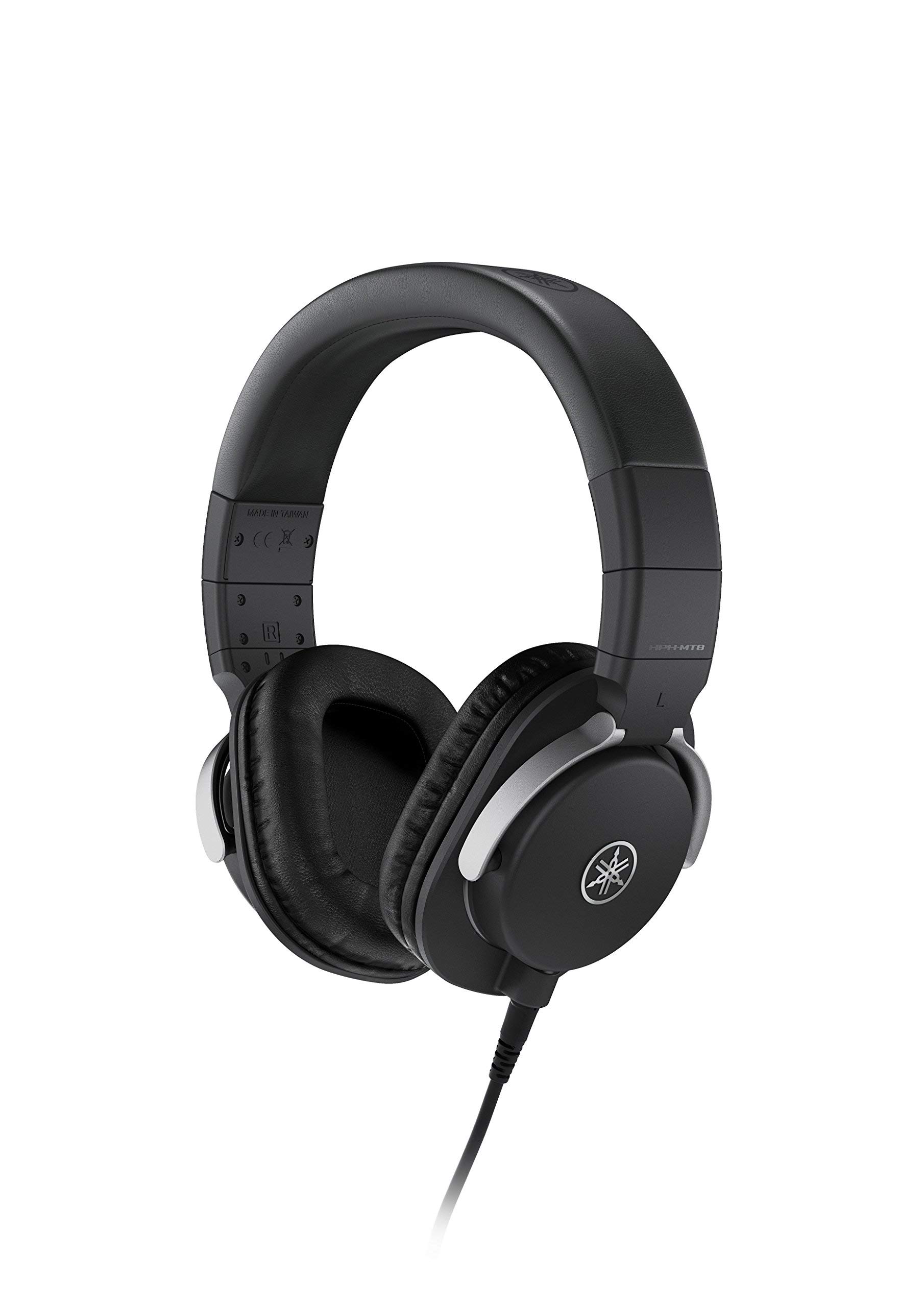 Yamaha HPH-MT8 Professional Studio Monitor Headphones - Black | High-Fidelity Sound for Music Production, Recording & Mixing | Perfect for Home Studios & DJs