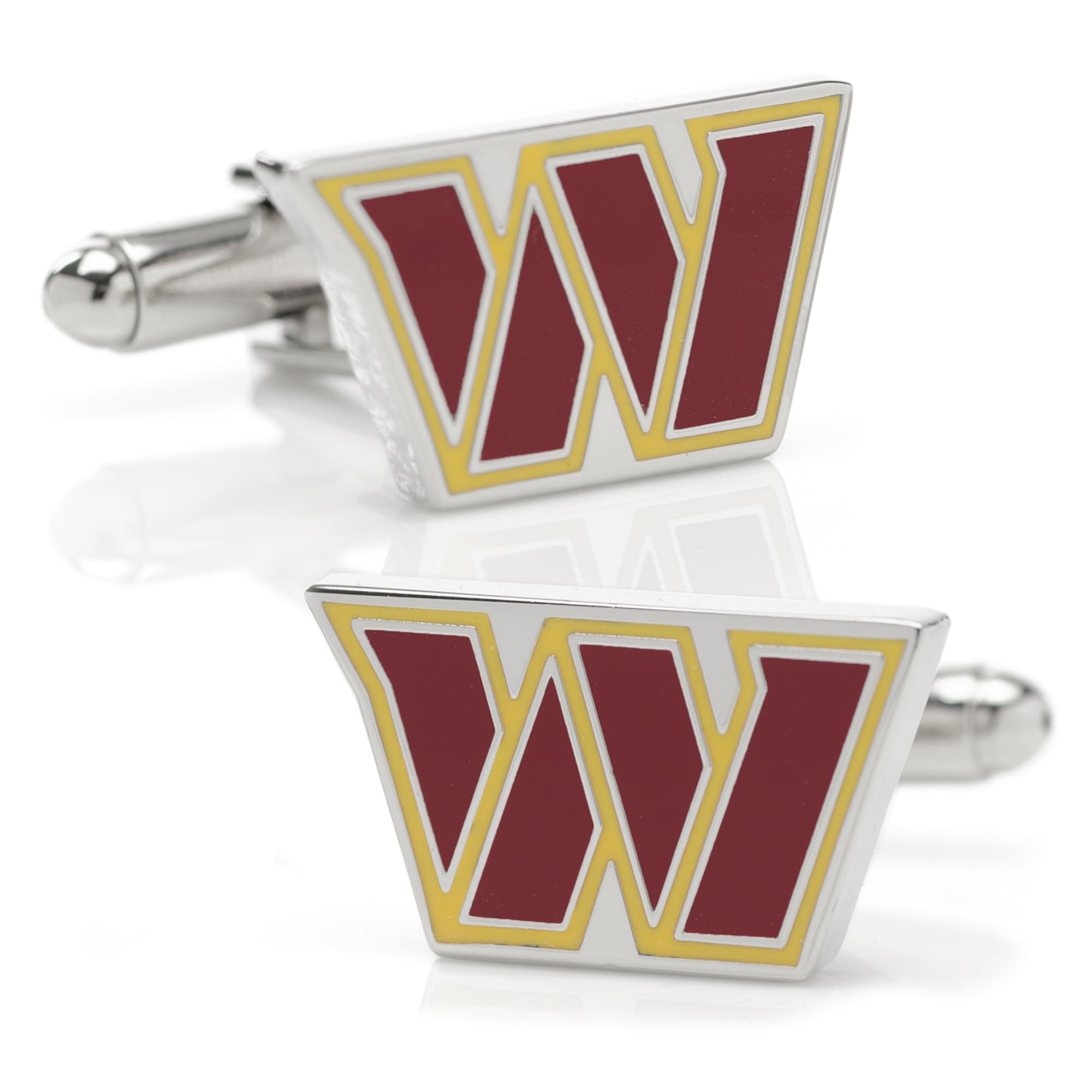 Men's NFL Team Logo Cufflinks - Stylish Football Gifts for Groomsmen, Dads & Fans - Perfect for Weddings, Games & Formal Events