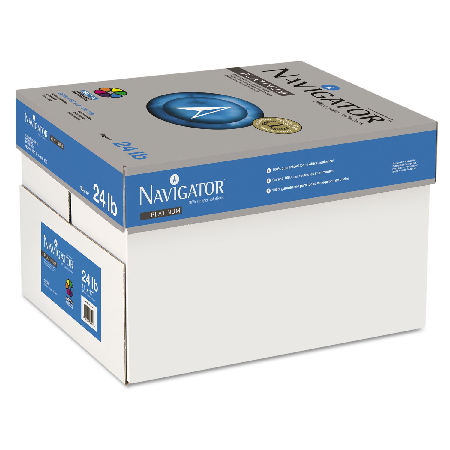 Navigator NPL1724 Platinum Paper - 24lb, 99 Brightness, 11