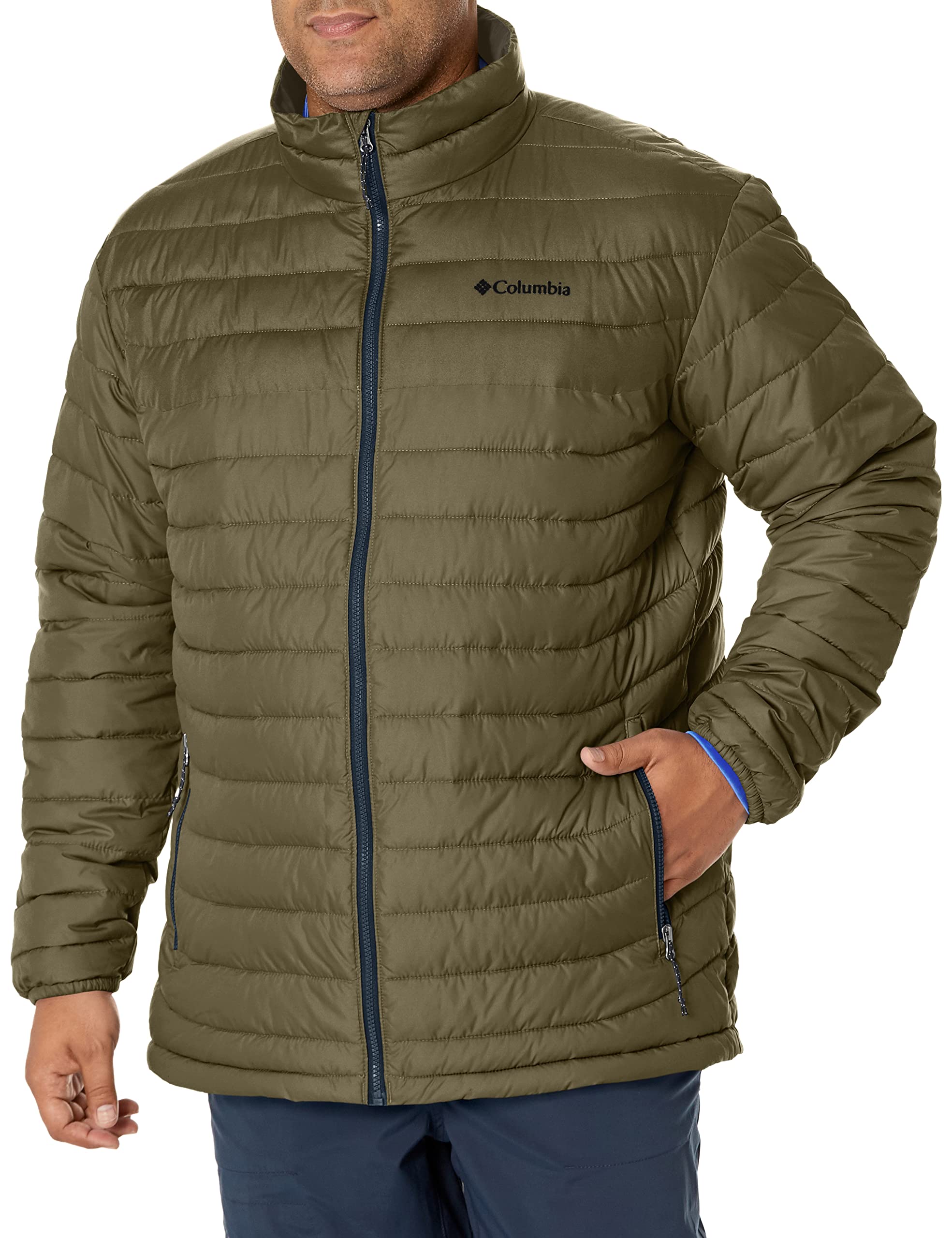 Columbia Men's Powder Lite Jacket - Lightweight Waterproof Ski Jacket for Winter Sports & Outdoor Activities | Hiking, Snowboarding & Cold Weather Protection