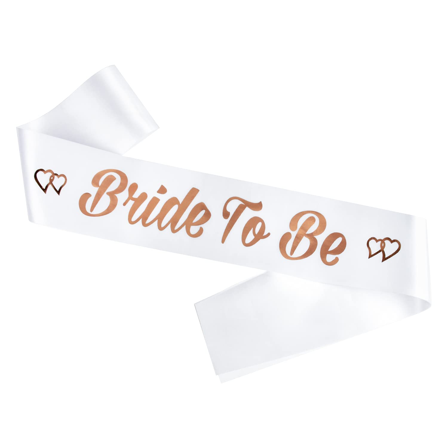 Rose Gold Bachelorette Party Sash - Bride to Be Decorations, Bridal Shower Favors, Hen Night Gifts, Engagement Party Satin Favors, Wedding Party Accessories - Perfect for Bachelorette Parties, Bridal Showers & Wedding Celebrations