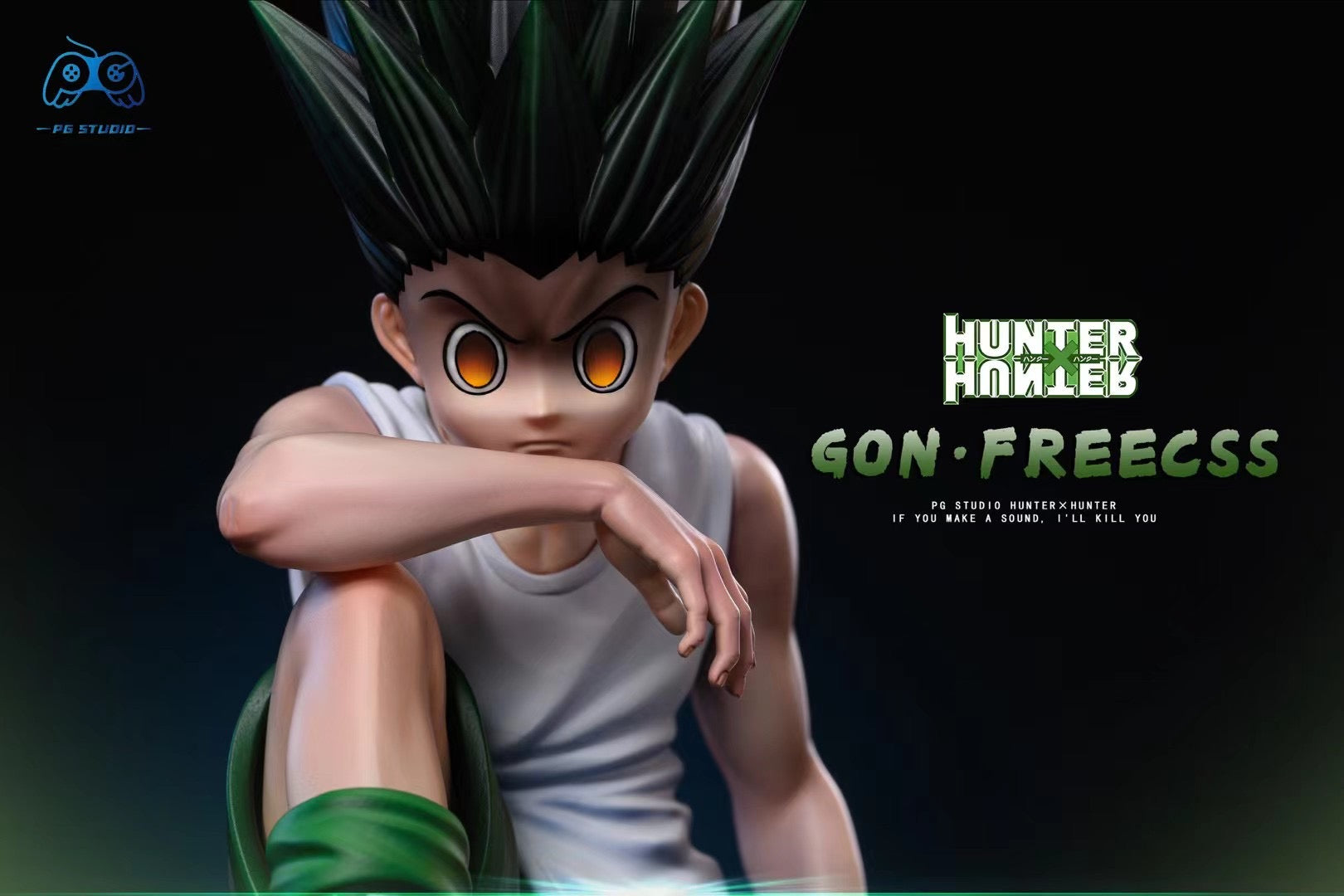 PG Studio Sitting Pose Gon Freecss & Killua Zoldyck Anime Figures - Hunter x Hunter Collectible Statue for Home Decor, Office Display, and Anime Fan Gifts