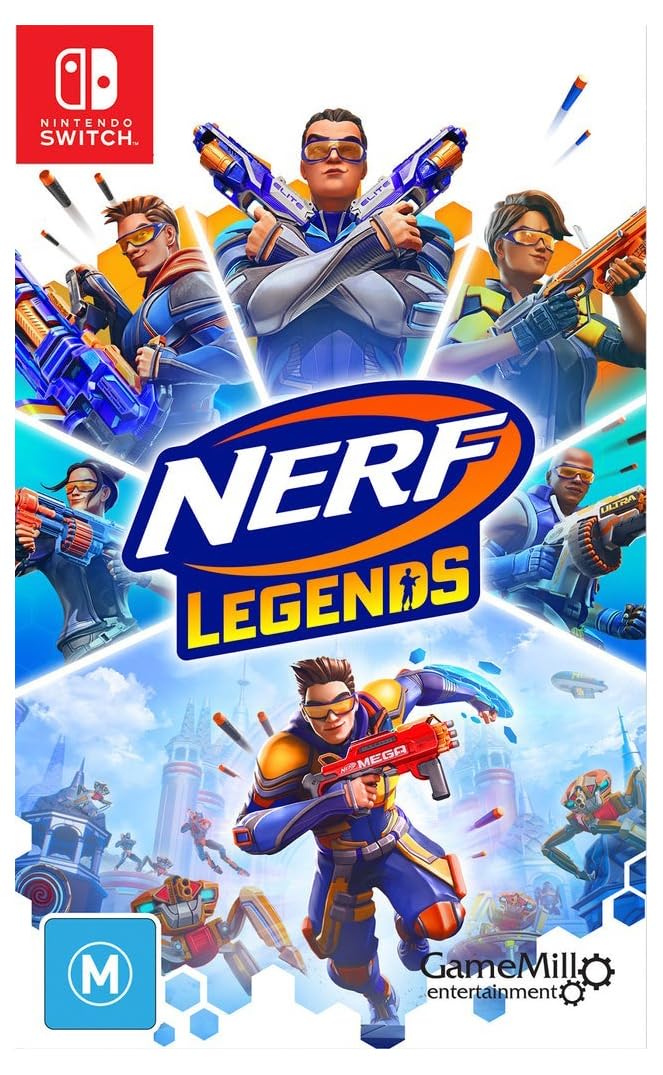 Nerf Legends - Action Shooter Game for Nintendo Switch | Multiplayer FPS Adventure for Kids & Teens | Perfect for Family Game Nights & Competitive Play