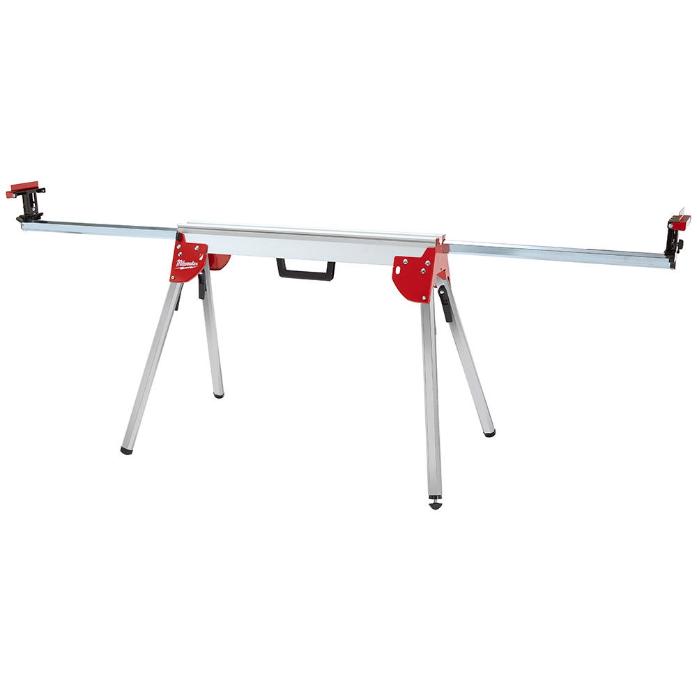 Milwaukee 48-08-0551 Folding Miter Saw Stand - Portable Workbench for Woodworking & Construction Projects - Perfect for Job Sites & DIY Home Improvement