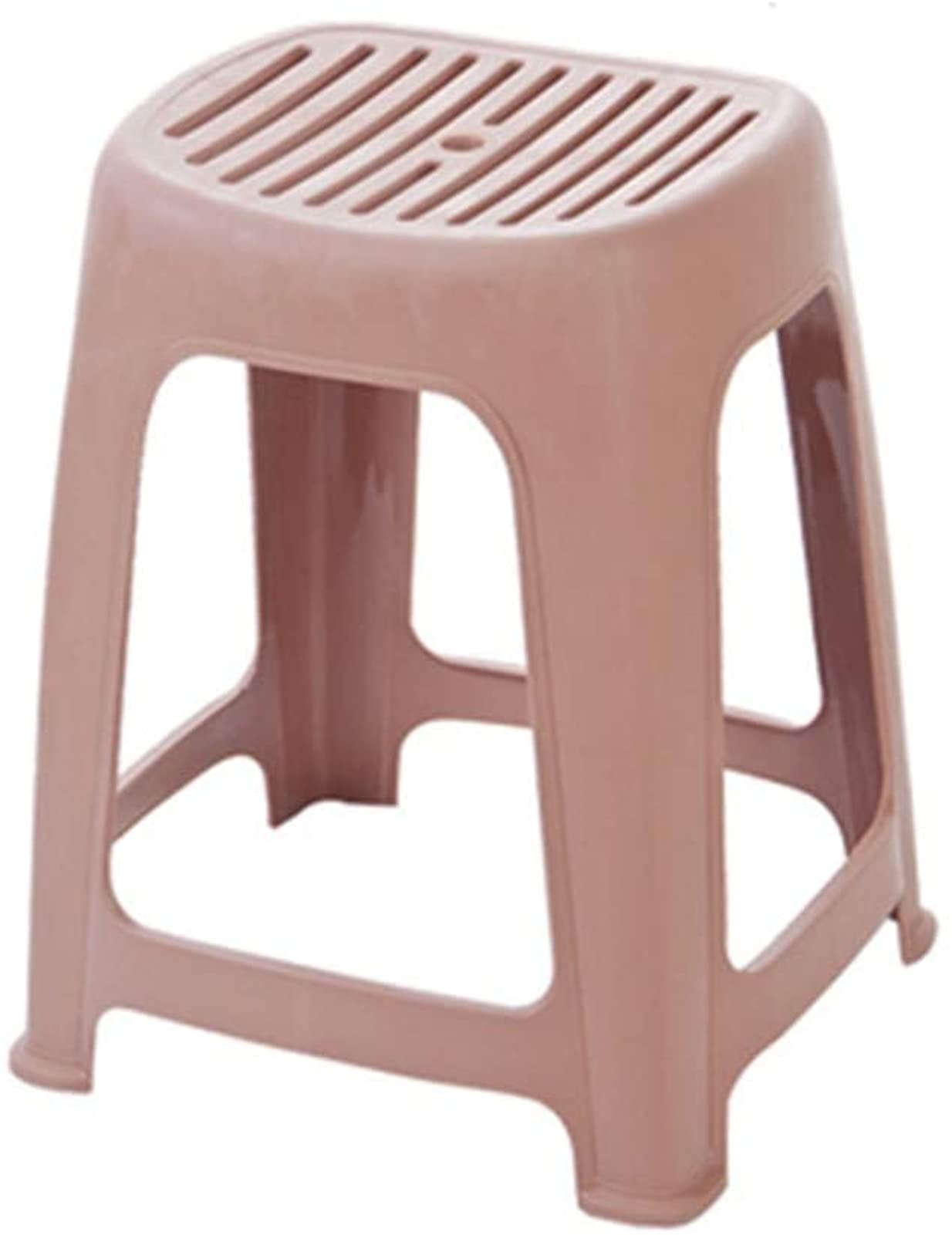 Non-Slip Shower Stool for Adults - Heavy Duty Plastic Bath Seat with Thick Cushioned Top - Waterproof Bathroom Stool for Elderly & Disabled - Perfect for Shower, Bathtub, Spa & Home Use (Color: #1)