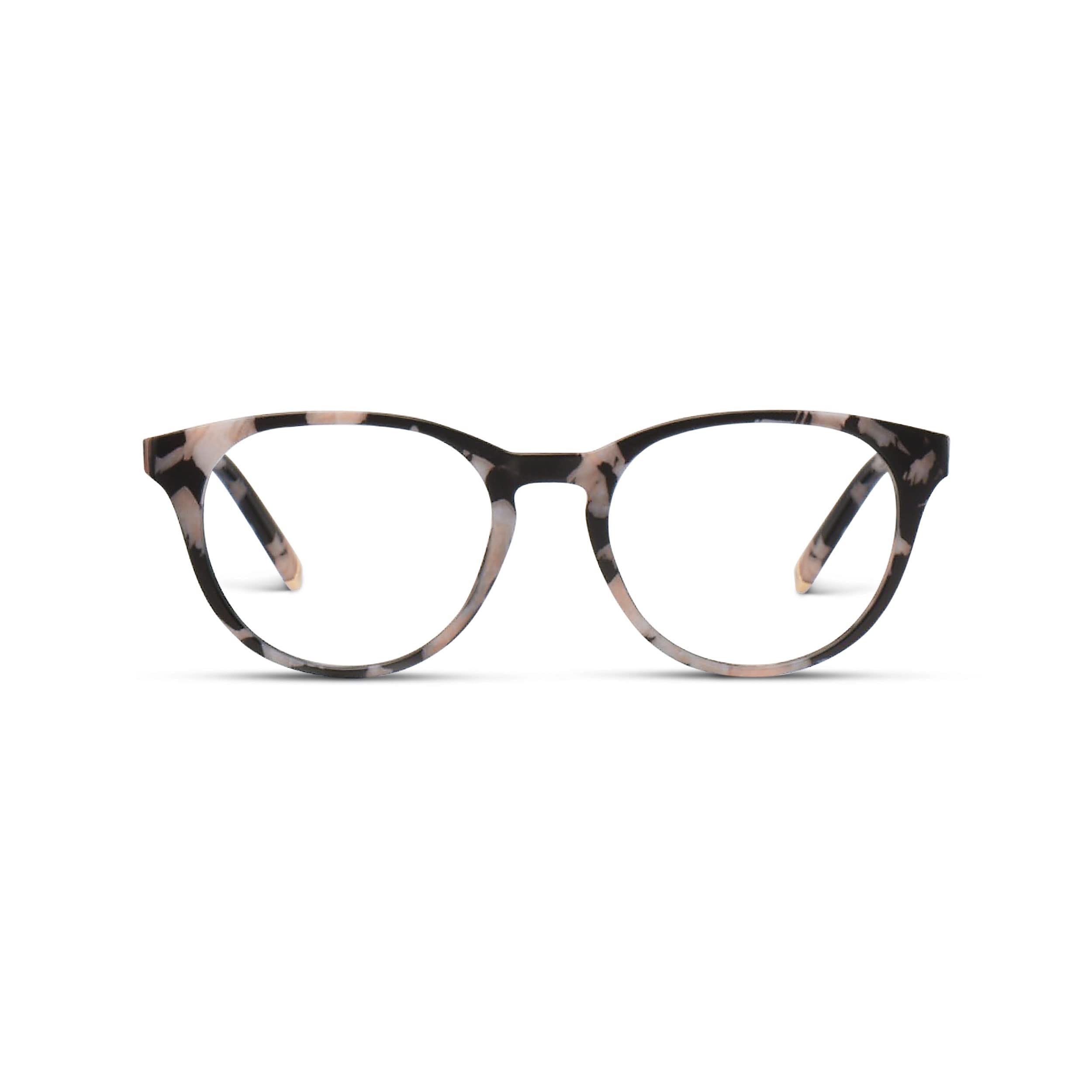 PeeperSpecs Canyon Round Blue Light Blocking Reading Glasses - Anti-Eye Strain Computer Glasses for Work & Screen Time | Stylish Readers for Office, Gaming & Digital Device Use