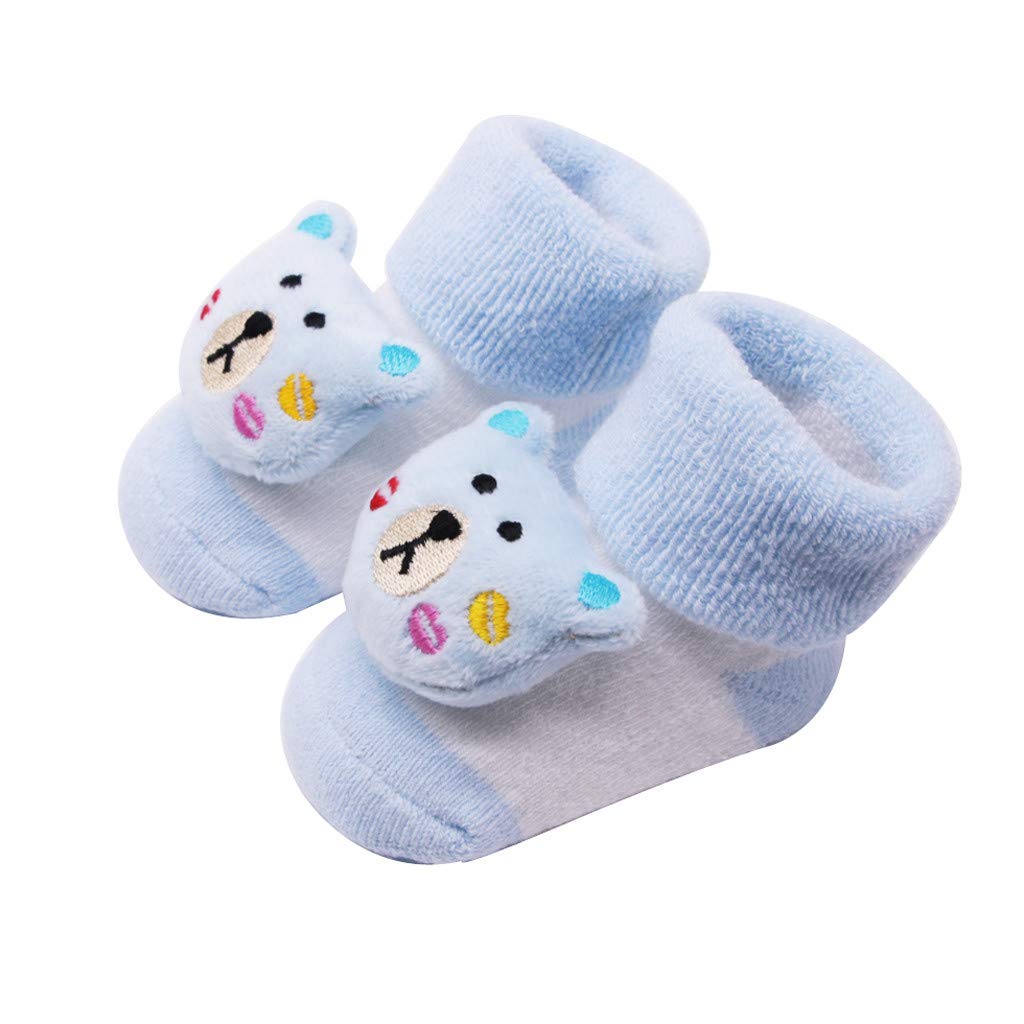**Arystk Baby Socks for Boys & Girls - Soft Cotton Anti-Slip Infant Socks with Cute Cartoon Designs - Perfect for Newborns, Crawling & Playtime**