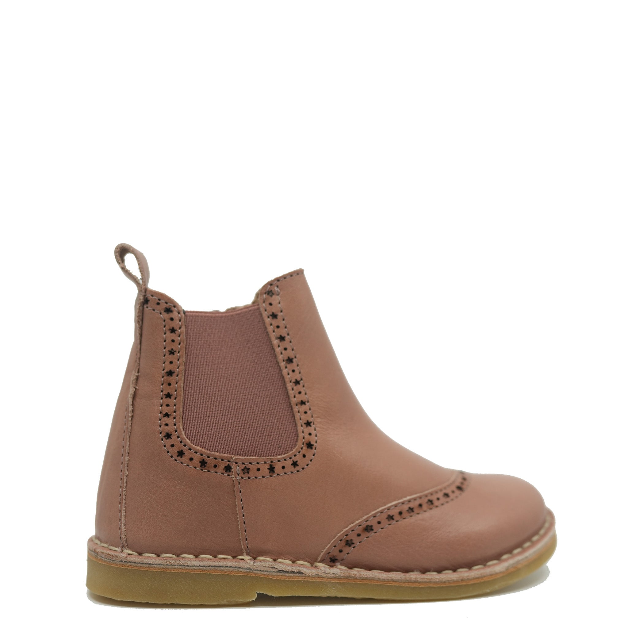 Petit Nord Women's Old Rose Leather Ankle Boots - Stylish & Comfortable for Fall and Winter Fashion